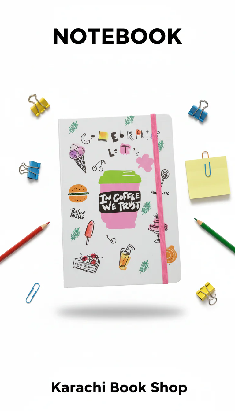 Coffee We Trust Doodle Notebook