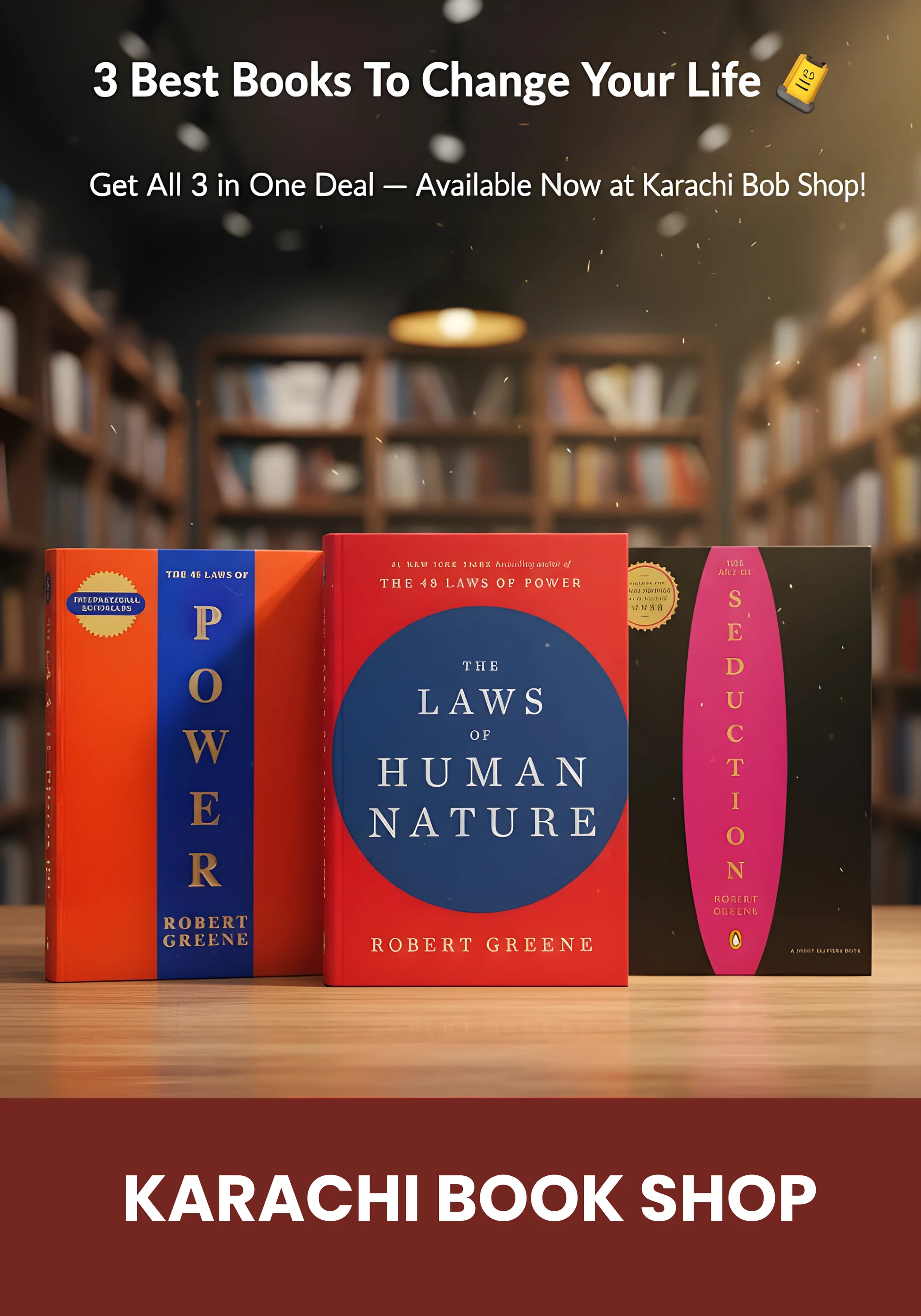 The Power & Influence Trilogy – Robert Greene Book Combo